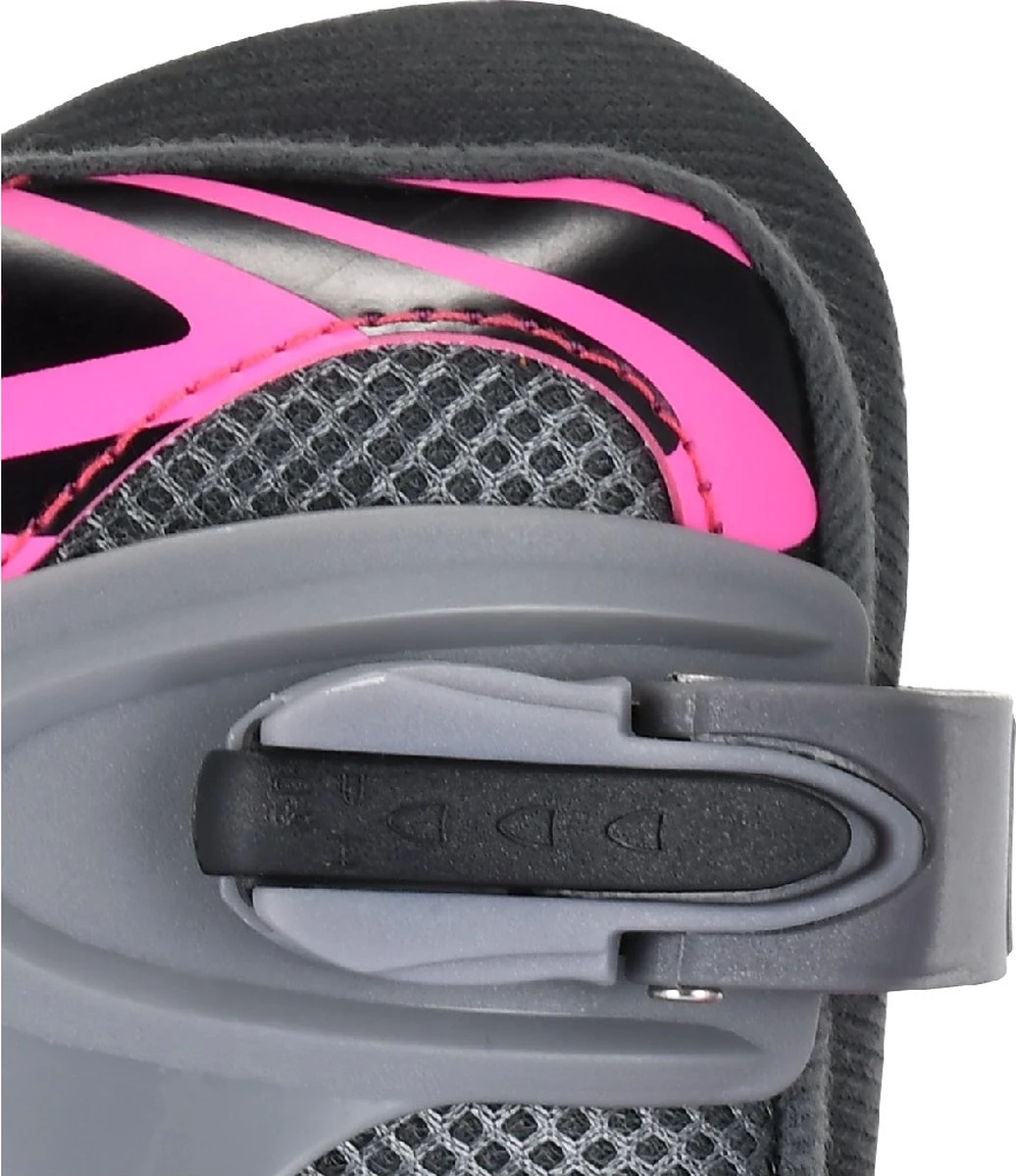 Street Rider Inlineskates Verstelbaar Maat 39-42 Roze/grijs - Afbeelding 7