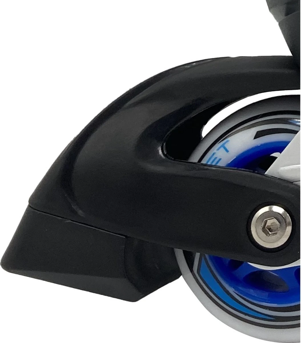 Street Rider Inline Skates - Verstelbaar - Skeeler - Blauw/ Zwart - Maat 31/34 - Afbeelding 3