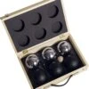 Jeu De Boules Set Gepoedercoat In Houten Doos