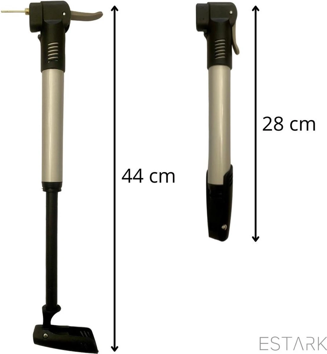 ESTARK - Ballenpomp - Professionele Voetbalpomp - Basketbalpomp - Ballenpomp- Pomp - Inclusief Naald - Balpomp - Voetbal - Basket - Volleyball - Bal - Ballen - Handpomp - Afbeelding 7