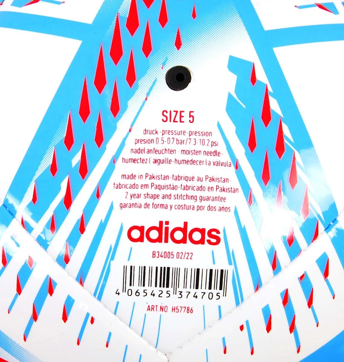 Voetbal Adidas WK 2022 - Rihla - Multicolor - Maat 5 - Afbeelding 2