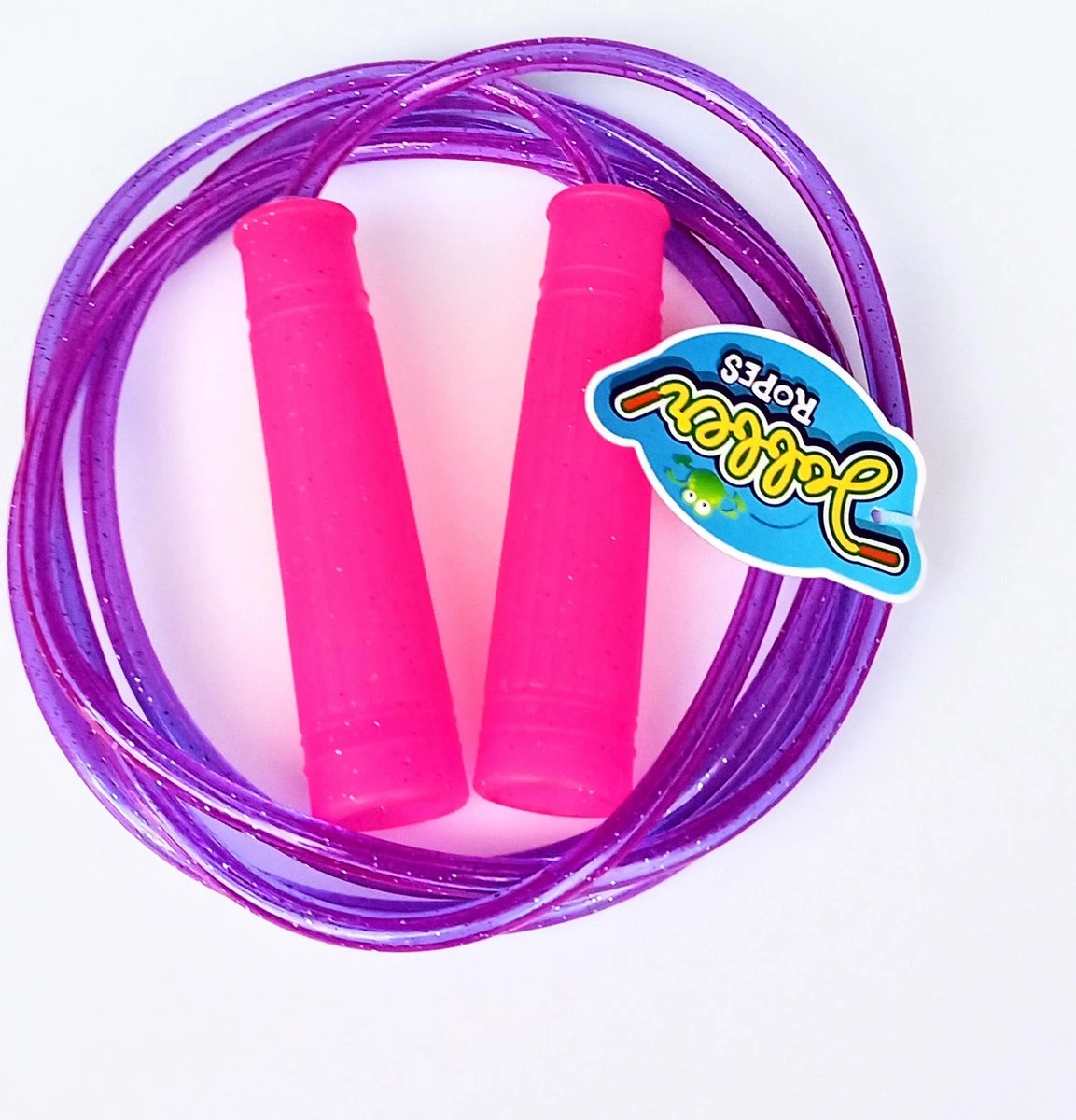 Jobber Ropes Springtouw - Glitter Springtouw - Kinderen - 210cm - Afbeelding 4