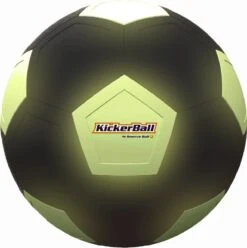 KickerBall Voetbal - Speciaal Ontwikkeld Voor Extreme Effect Bochten - Trick Bal Met Extra Spin - Glow In The Dark - 21 Cm