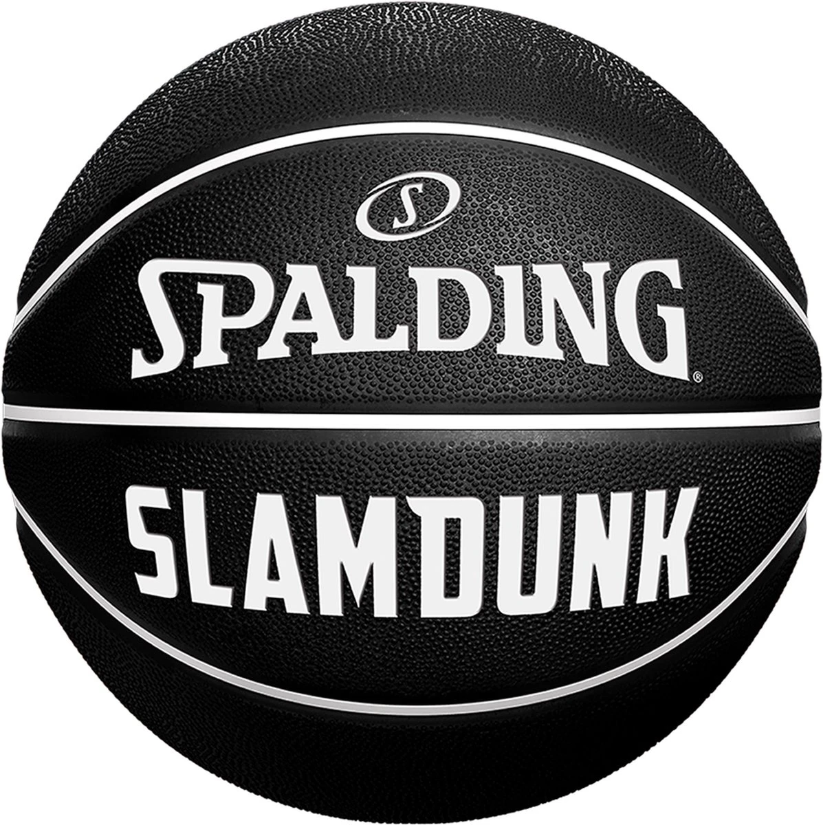 Spalding Slam Dunk (Size 5) Basketbal Kinderen - Zwart / Wit | Maat: 5 - Afbeelding 2