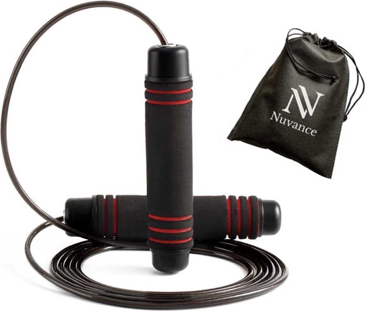 Nuvance - Professioneel Sport Springtouw - Verstelbaar - Volwassenen En Kinderen - Jump Rope - Speedrope