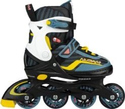 Nijdam Inline Skates Verstelbaar - 31-35 - Game Patrol - Blauw/Zwart