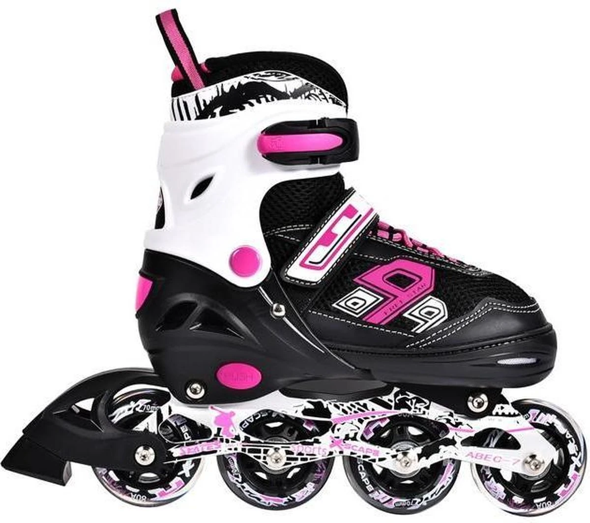 X-Scape Inline Skate Softboot Roze Maat 34-37 - Afbeelding 2