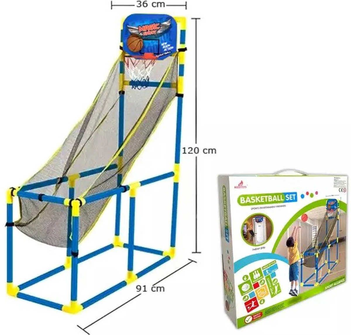 Sport Alliance Basketbalset Voor Kinderen - Arcade Basketbalspel - Voor Binnen En Buiten - Afbeelding 2