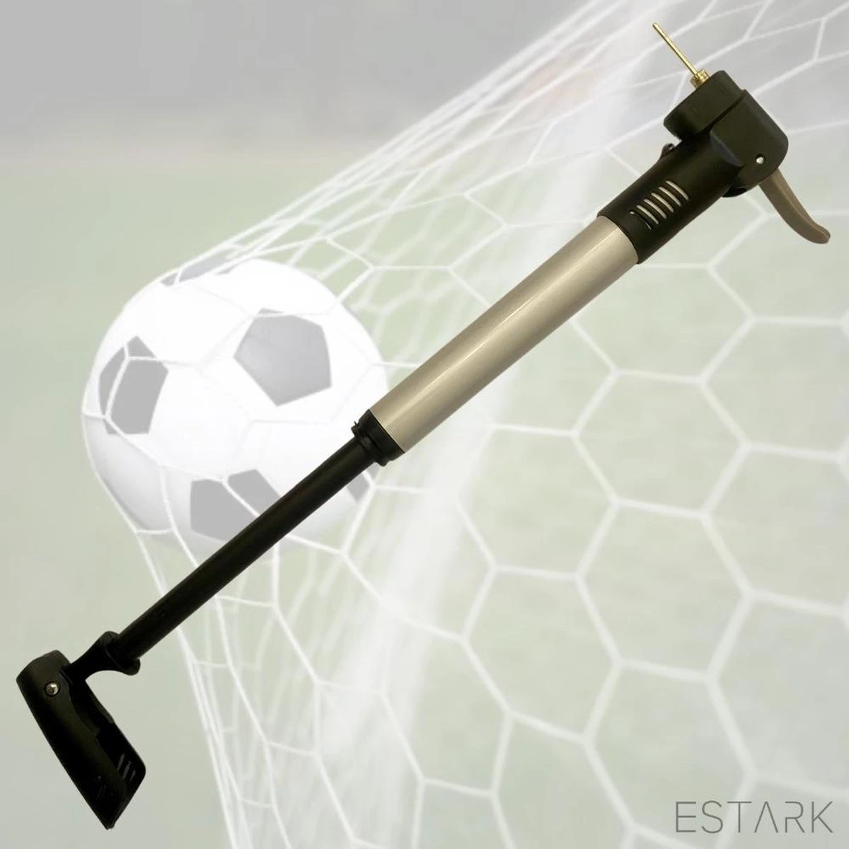 ESTARK - Ballenpomp - Professionele Voetbalpomp - Basketbalpomp - Ballenpomp- Pomp - Inclusief Naald - Balpomp - Voetbal - Basket - Volleyball - Bal - Ballen - Handpomp - Afbeelding 5