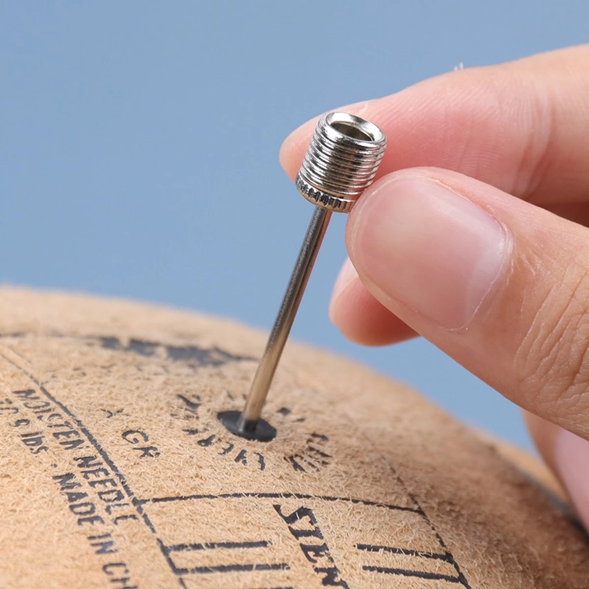 Merkloos Premium Ballenpomp Naalden - 5 Stuks - Naald 8mm Schroefdraad - Ventielnaald - Balnaalden Ballenpomp - Afbeelding 3