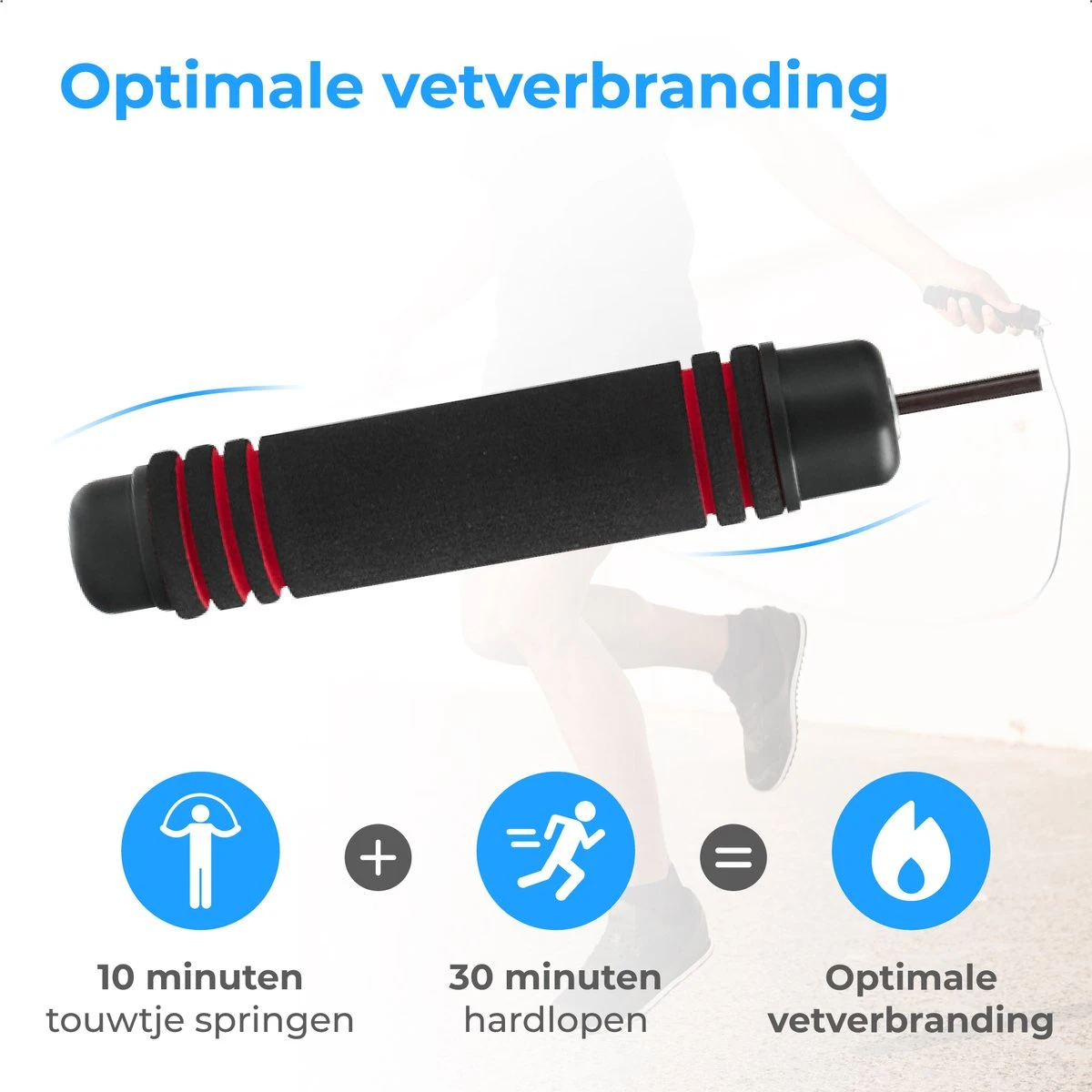 Nuvance - Professioneel Sport Springtouw - Verstelbaar - Volwassenen En Kinderen - Jump Rope - Speedrope - Afbeelding 4