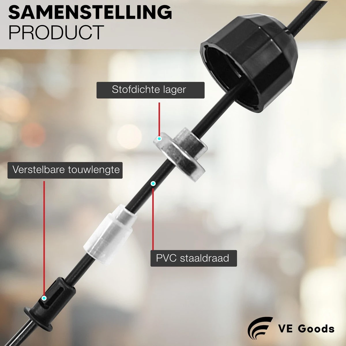 Verstelbaar Sport Springtouw - Incl. Opbergtas - Springtouw Met Kogellagers - Springtouw Kind - Speed Rope - Jump Rope - Springtouw Volwassenen - Springtouw Kinderen - Blauw - 3m Lengte - Totaal 335g (Incl. 160g Extra) - Afbeelding 3