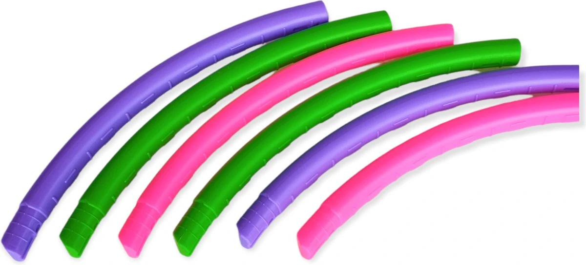 Jobber - SET - Hoelahoep - Hoepel - Glitter Springtouw - Paars - Roze - Afbeelding 7