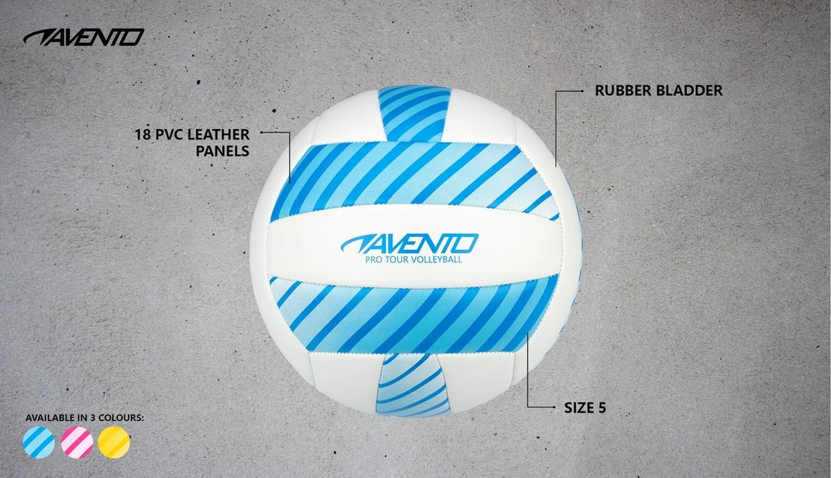 Avento Volleybal - Kunstleder - Blauw/Wit - Afbeelding 2