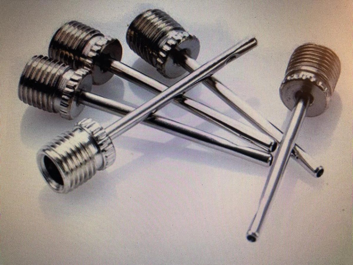 Merkloos Opblaasventiel Set Van 5 Naalden Voor De Ballenpomp. - Afbeelding 2