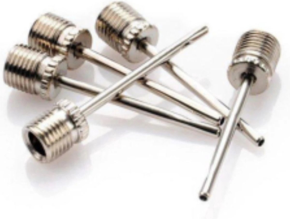 Merkloos Premium Ballenpomp Naalden - 5 Stuks - Naald 8mm Schroefdraad - Ventielnaald - Balnaalden Ballenpomp