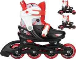 Nijdam 3-in-1 Inline Skates Verstelbaar - Street Shift - 29-32