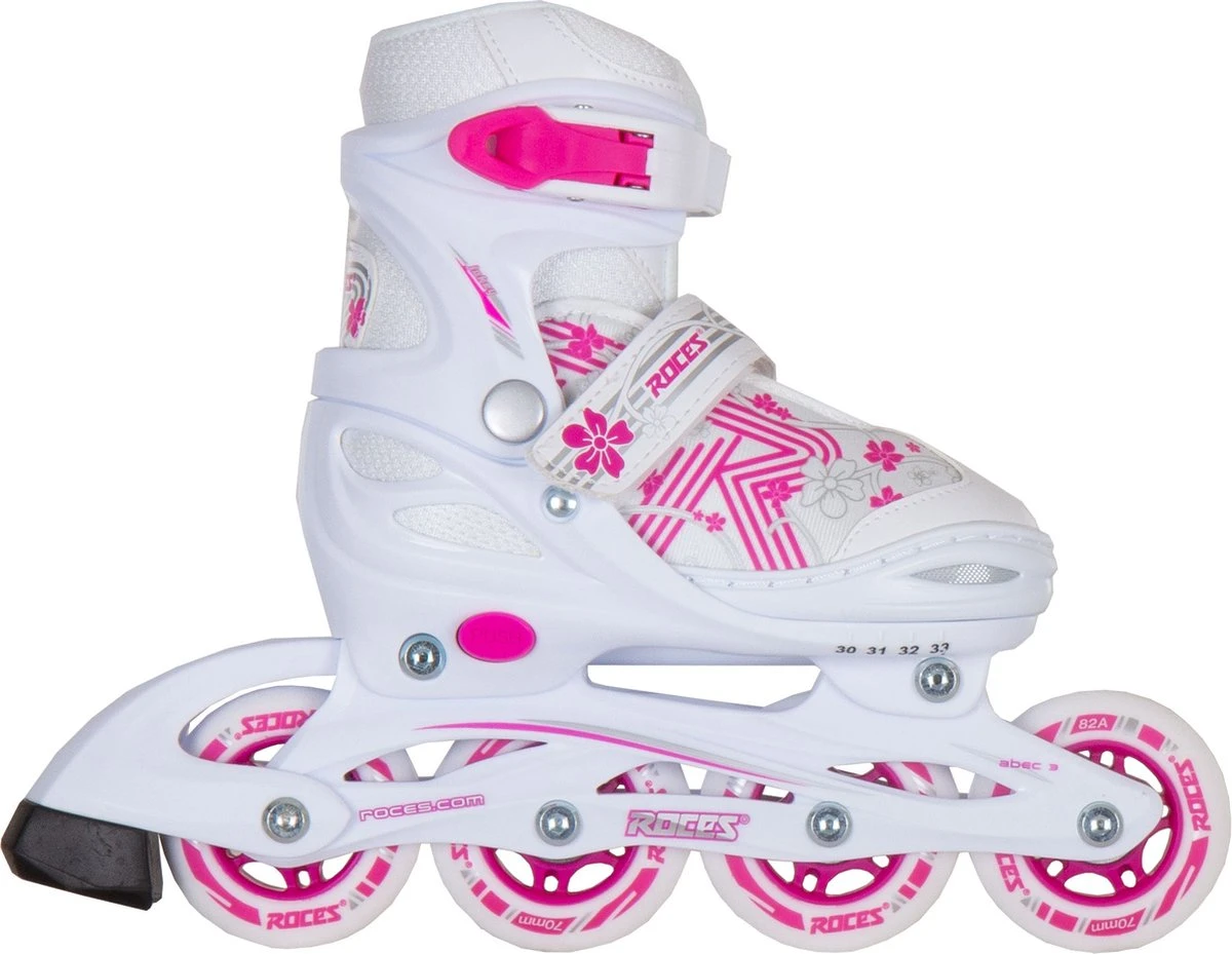 Roces Jokey 3.0 Kids - 34-37 - Wit/Roze - Afbeelding 2