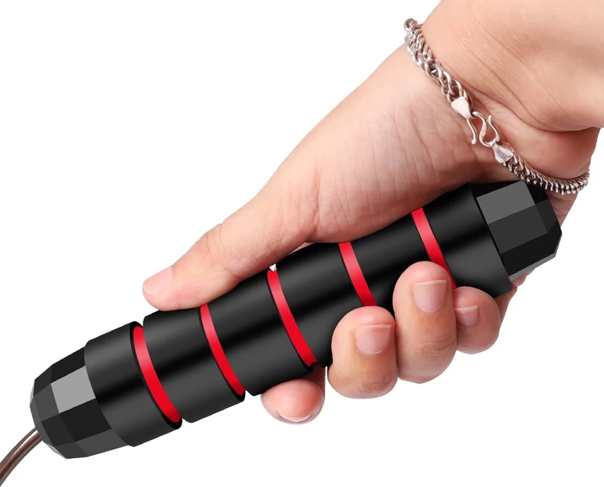 Merkloos Professioneel Verzwaard & Verstelbaar Springtouw - Fitness - Boksen - Sport - Krachttraining - Yoga - Crossfit - Afbeelding 4