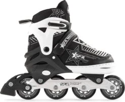 SFR Pulsar Verstelbare Inline Skates - Maat 35.5-39.5 - Zwart