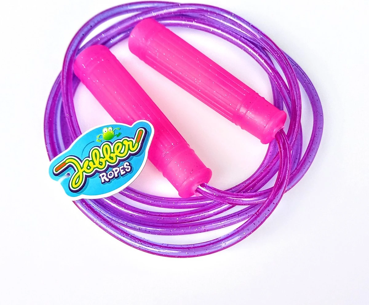 Jobber Ropes Springtouw - Glitter Springtouw - Kinderen - 210cm - Afbeelding 6