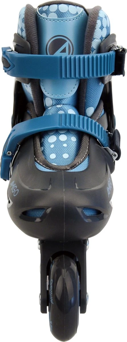 AMIGO Racer Inlineskates - Skeelers Voor Jongens En Meisjes - Zwart/Aqua - Maat 30-33 - Afbeelding 2