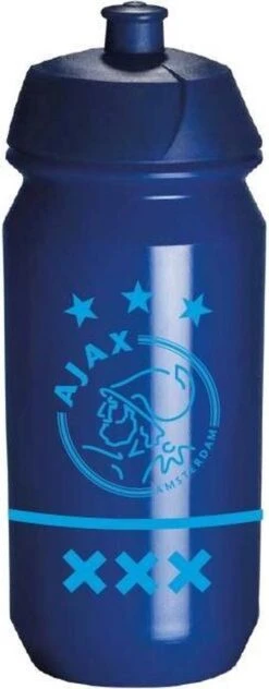 Ajax Bidon Blauw 500ML - Ajax Drinkfles - Ajax Waterfles - Ajax Voetbal - Ajax Amsterdam -