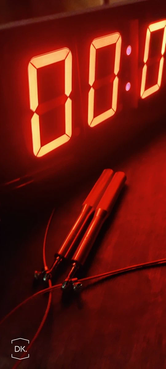 DK.® Professioneel Crossfit & Fitness Springtouw - Speedrope - Jump Rope - Voor Volwassenen En Kinderen - Blauw - Afbeelding 6