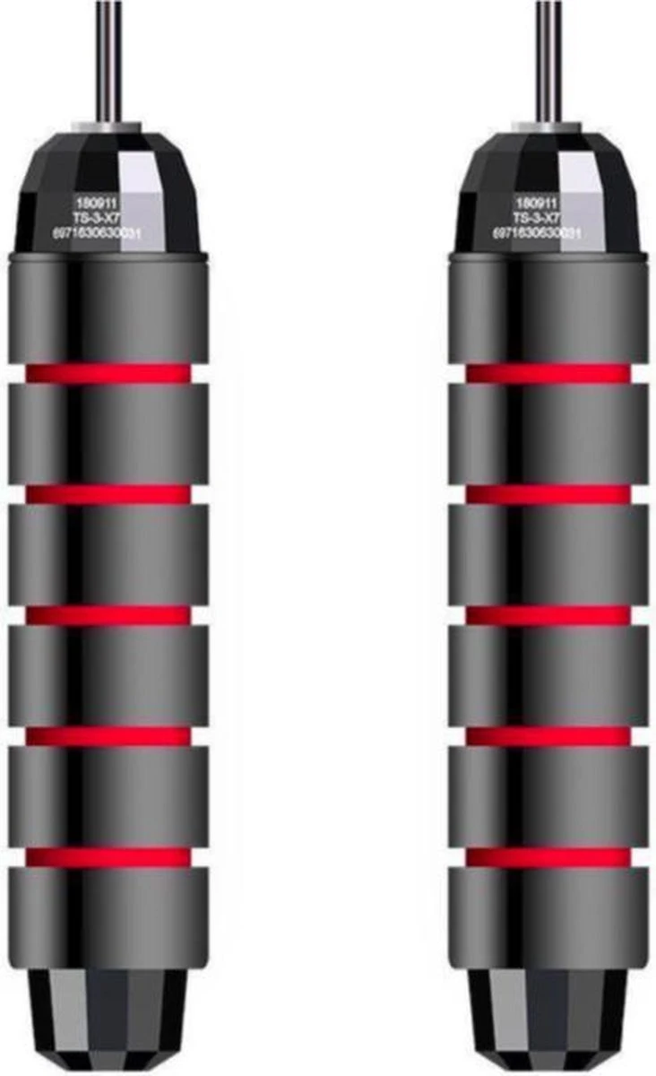 Fitnessim - Kogeldraad Springtouwen - Professioneel Sport Springtouw - Verzwaard & Verstelbaar - Skipping Jump Rope - Voor Kinderen En Volwassenen - Speedrope Conditie & Krachttraining - Thuis Oefeningen & Buitensport Fitness Artikelen - Goedkoop - Afbeelding 3