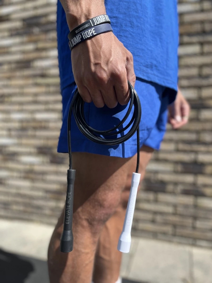 Elevate Rope Professioneel Sport Springtouw - Verstelbare Jump Rope - Touwtje Springen Voor Volwassenen En Kinderen - Speed Rope - Conditie & Kracht - Binnen & Buiten Skipping Rope - Fitness Springtouwen (14 Kleuren) - Afbeelding 3