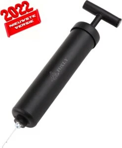 FOXLY® Ballenpomp Met Extra Naalden - Voetbalpomp - Pomp Universeel - Opbergvakje - Zwart