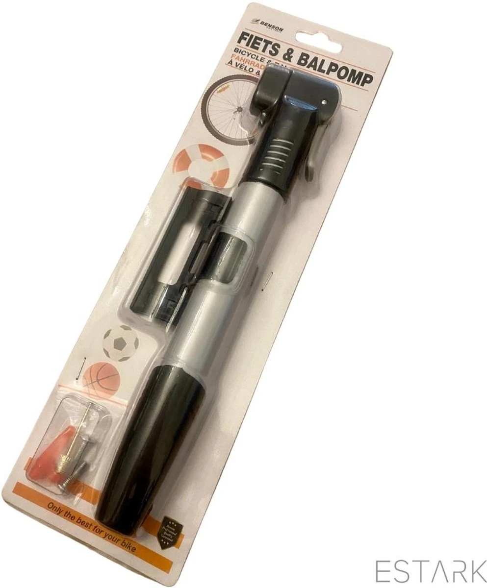 ESTARK - Ballenpomp - Professionele Voetbalpomp - Basketbalpomp - Ballenpomp- Pomp - Inclusief Naald - Balpomp - Voetbal - Basket - Volleyball - Bal - Ballen - Handpomp - Afbeelding 8