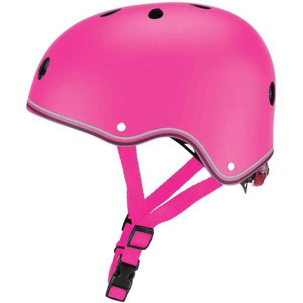 GLOBBER AUTHENTIC SPORTS Helm EVO Ligths, XXS/XS (45-51 Cm), Roze - Afbeelding 2