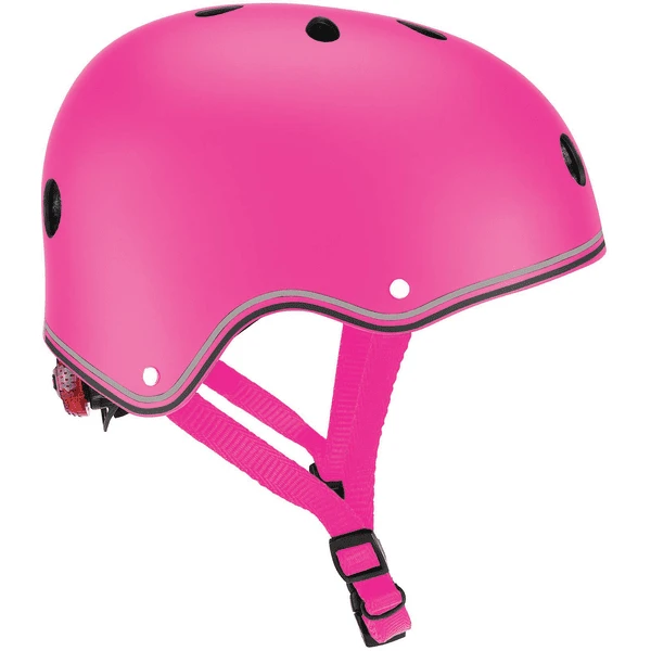 GLOBBER AUTHENTIC SPORTS Helm EVO Ligths, XXS/XS (45-51 Cm), Roze - Afbeelding 3