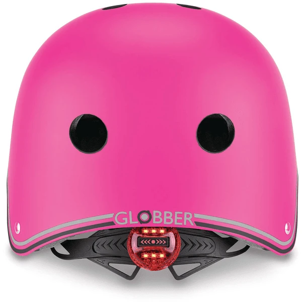 GLOBBER AUTHENTIC SPORTS Helm EVO Ligths, XXS/XS (45-51 Cm), Roze - Afbeelding 4