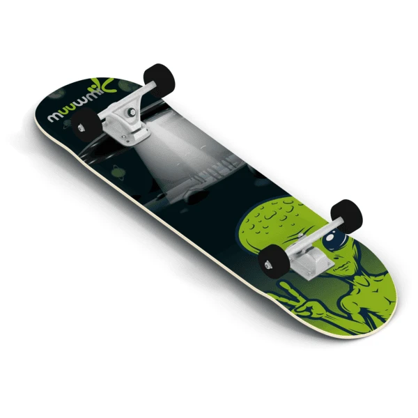 AUTHENTIC SPORTS Skateboard Pro ABEC 5, Alien - Afbeelding 2