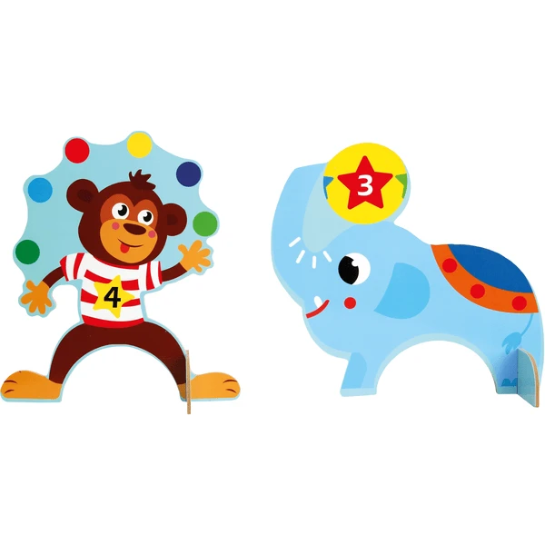 Bino Kinderspel K Rocket Set Van Hout, Circus - Afbeelding 3