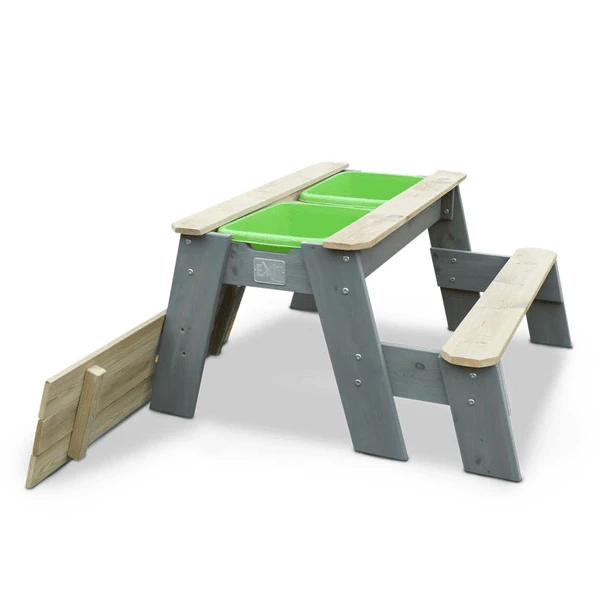 EXIT TOYS EXIT Aksent Zand-, Water- En Picknicktafel (1 Bankje) - Afbeelding 2