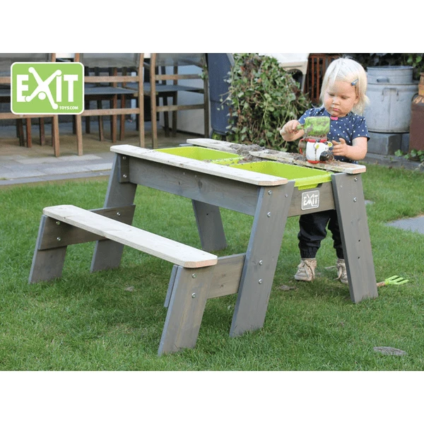 EXIT TOYS EXIT Aksent Zand-, Water- En Picknicktafel (1 Bankje) - Afbeelding 4