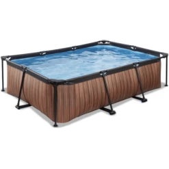 EXIT TOYS EXIT Frame Pool 220x150x60cm (12v Cartridge Filterpomp) - Houtlook