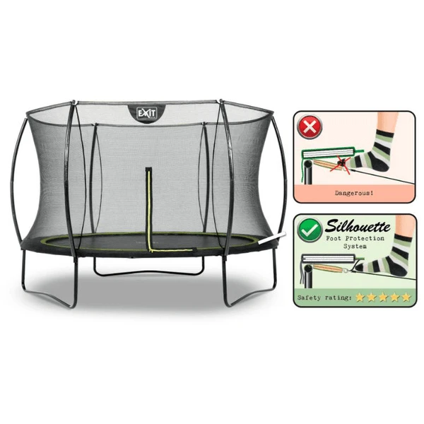 EXIT TOYS EXIT Silhouette Trampoline ø305cm - Zwart - Afbeelding 2