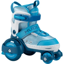 HUDORA ® Rolschaatsen Mijn First Quad, Cyaan, 30-33