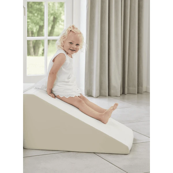 KIDKII Trap En Glijbaan Kunstleer Crème - Afbeelding 2