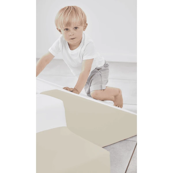 KIDKII Trap En Glijbaan Kunstleer Crème - Afbeelding 3