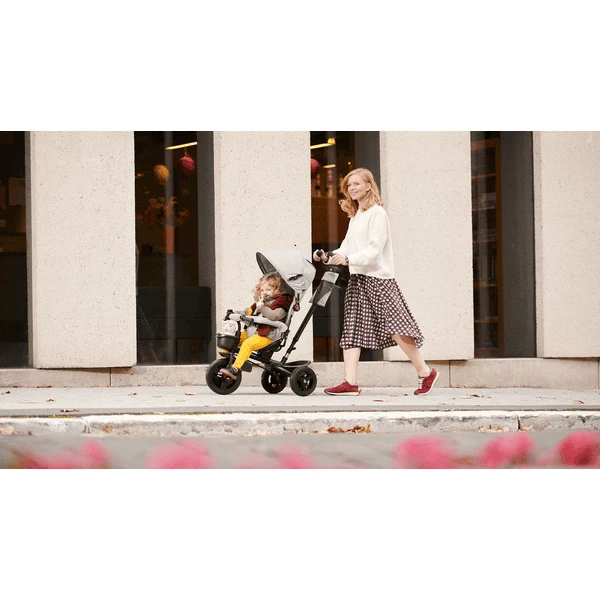 Kinderkraft 6 In 1 Driewieler Aveo, Anthracite Limited Edition - Afbeelding 2