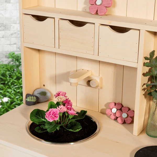 MUDDY BUDDY Buitenspeelkeuken "Explorer" Naturel - Afbeelding 3