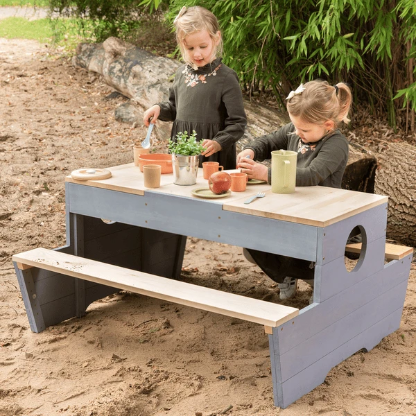MUDDY BUDDY Speeltafel "Creator" Naturel Wolkengrijs - Afbeelding 3