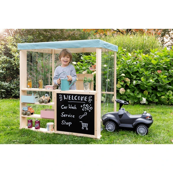 MUDDY BUDDY Speelwinkel Tankstation Voor Buiten "Bubble Catcher" Naturel - Saliegroen - Afbeelding 2