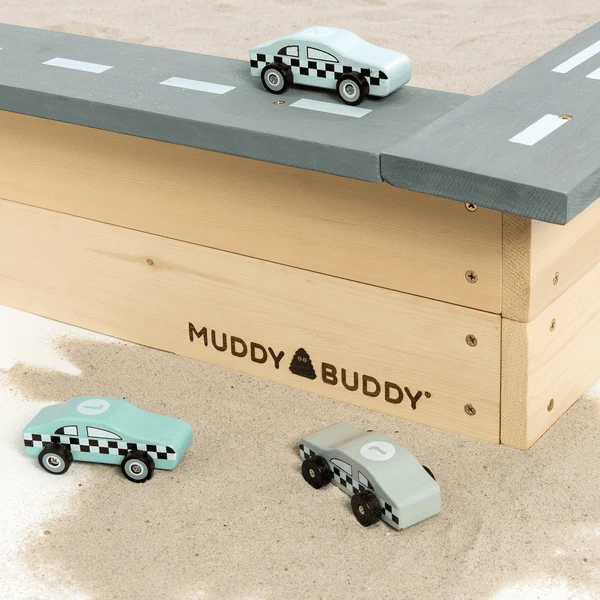 MUDDY BUDDY Zandbak "Beach Rebel" Naturel Lavagrijs - Afbeelding 3