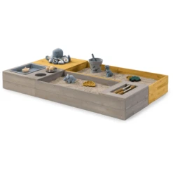 MUDDY BUDDY Zandbak "Flexy Style " Warm Grijs-oker